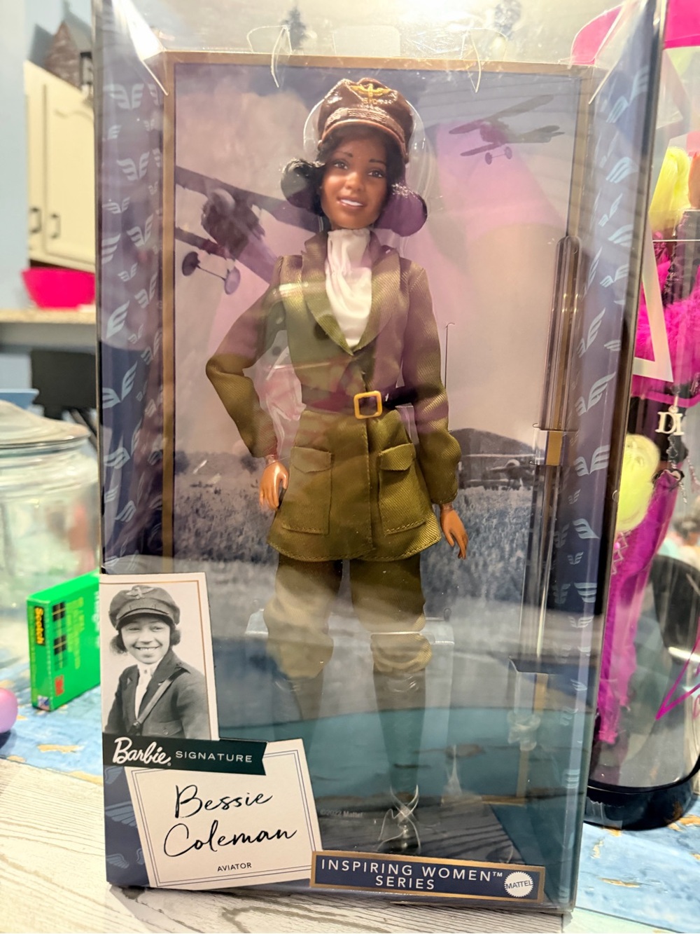 Barbie Signature Bessie Coleman Aviator Doll - Olive Green